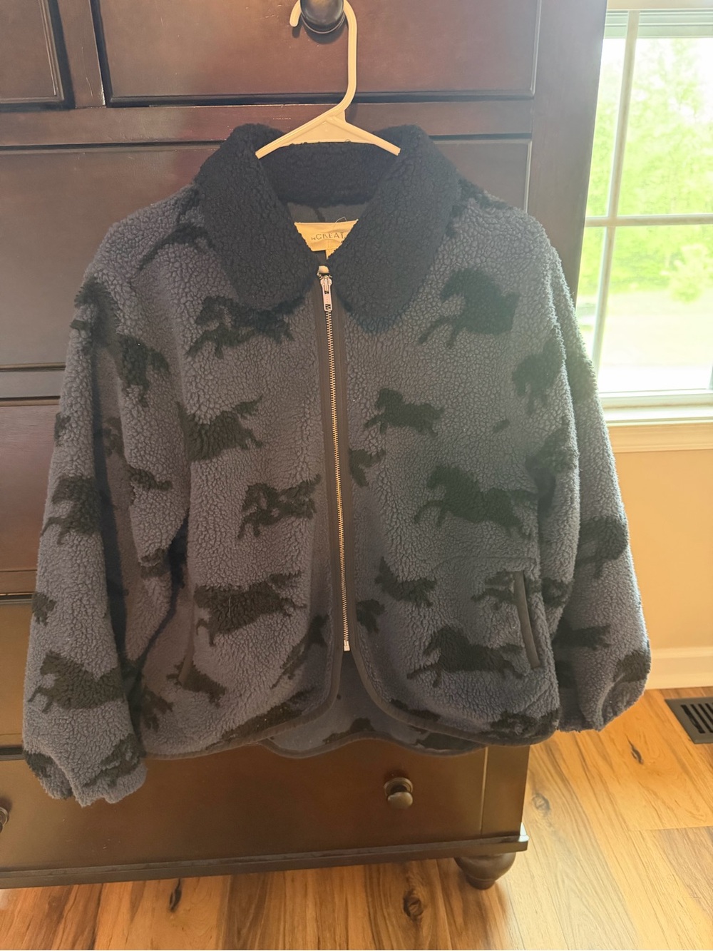The Great. The Pasture Jacket in Blue. Size 3 - Picture 2 of 4